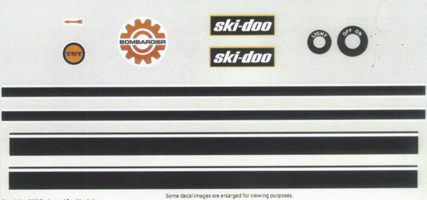 1971 Ski-Doo TNT Decal Set
