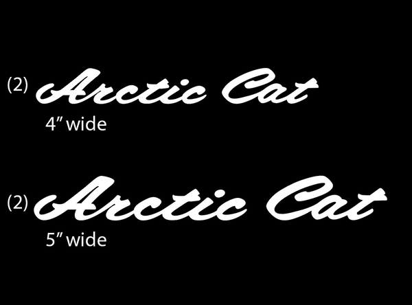 Arctic Cat Helmet Decals