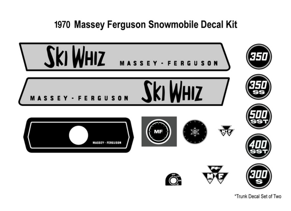 1970 Massey Ferguson Decal Kit