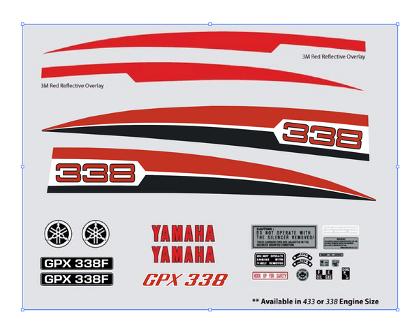 1974 Yamaha GPX Decal Set