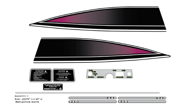 Arctic Cat 1975 Cheetah 340/440 Decals