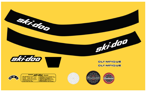 1966 Ski-Doo Olympique Decals