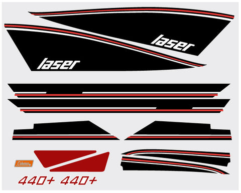 1976 Skiroule Laser Hood Decals