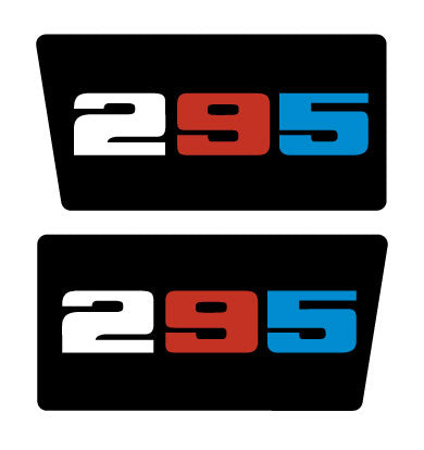 1973 Sno-Jet SST 295 Hood Decals