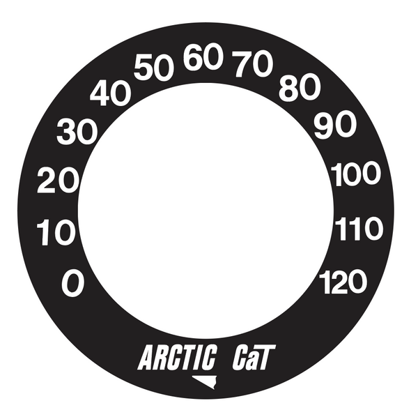 Arctic Cat King Kat Gauge Decal