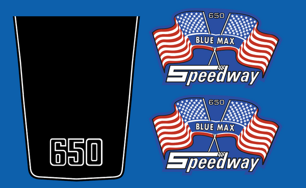 1972, 73, 74 SPEEDWAY 650 Blue Max