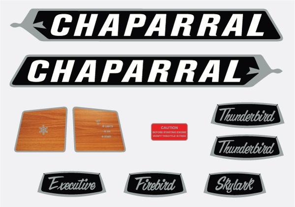 1971 Chaparral Decal Kit