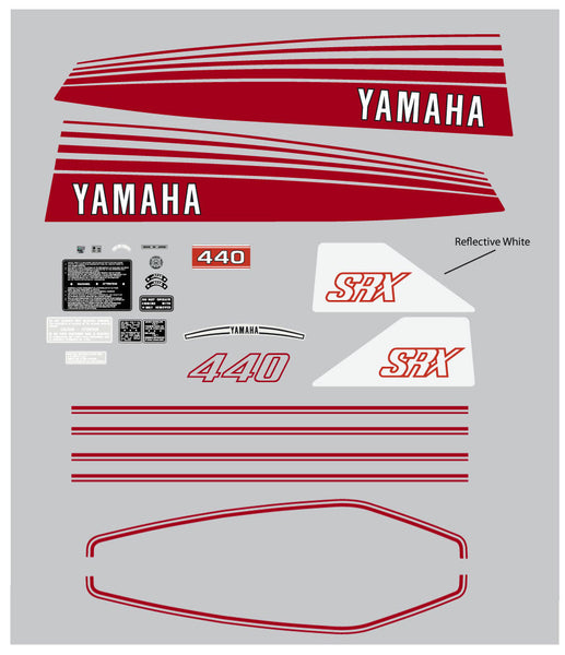 1977 Yamaha SRX 440 Decal Set