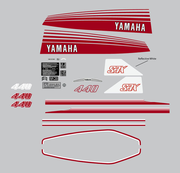 1978 Yamaha SRX Decal Set