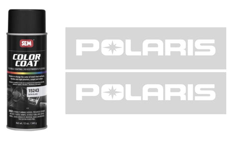 Polaris 1989-91 Seat Stencil + Paint