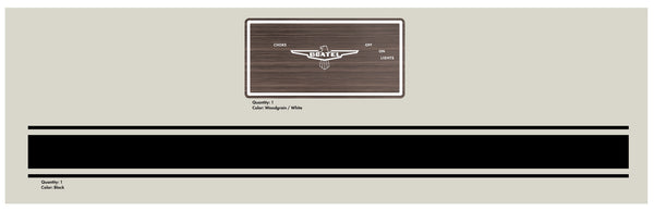 1969 Boatel Ski Bird Decals