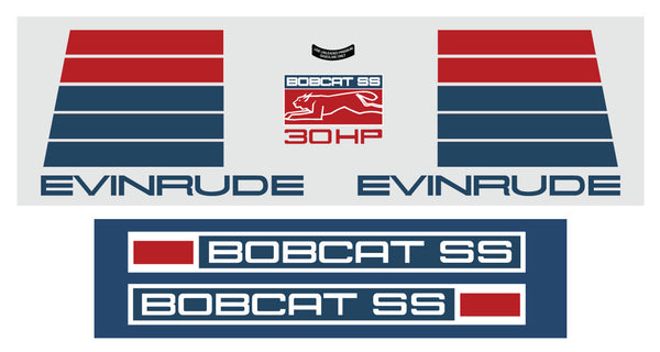 1973 Evinrude Bobcat SS Decals