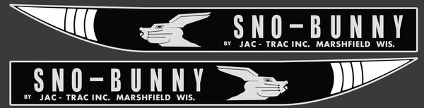 Sno-Bunny 1970 Hood Decals