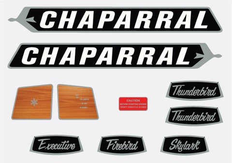 1971 Chaparral Decal Set