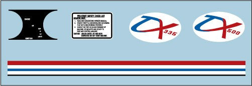 1972 Polaris TX racer Decal Set