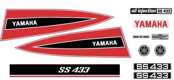 1971 Yamaha SS/GP Decal Set