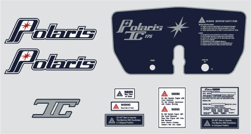 1974 Polaris TC Decal Set