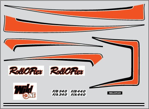 1974 Rollo-Flex GTX Wild One Decal Set