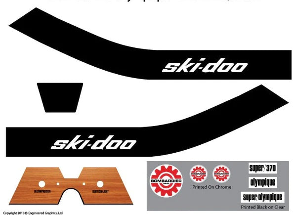 1968 Ski-Doo Decal Set