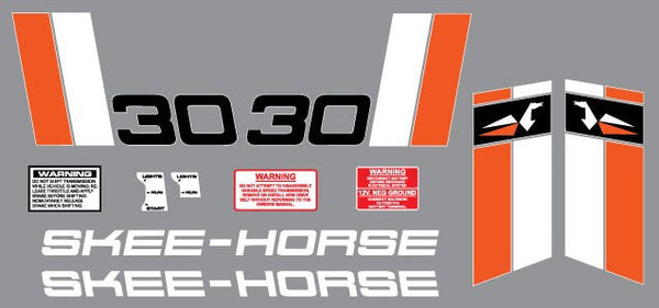 1971 Johnson Skee Horse 30 Decal Set