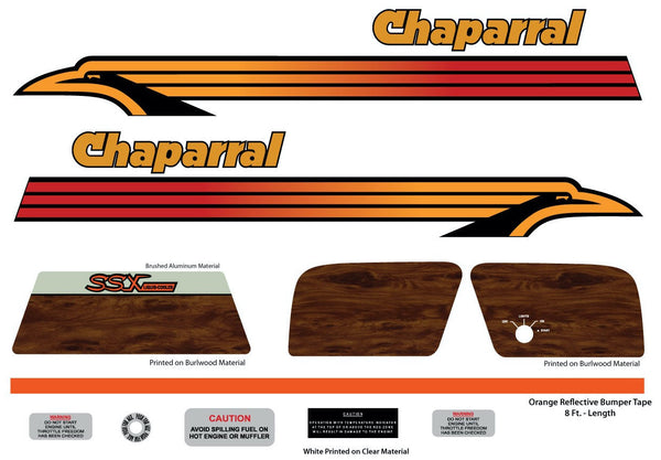 1974 Chaparral SSX Decal Set