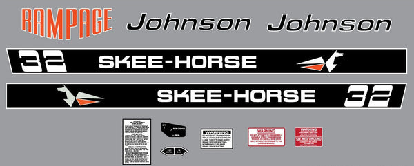 1971 Johnson Rampage Decal Set