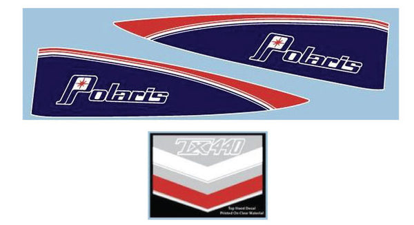 1977 Polaris TX Hood Decals