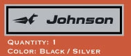 1969 Johnson Challenger Johnson Decal