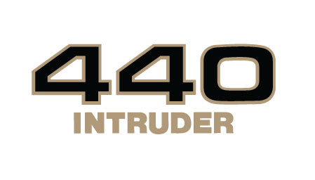 1979-80 Kawasaki 440 Intruder Windshield Gold Decal