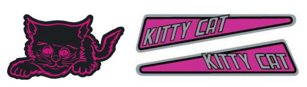 1972 Arctic Cat Kitty Cat Hood Decals