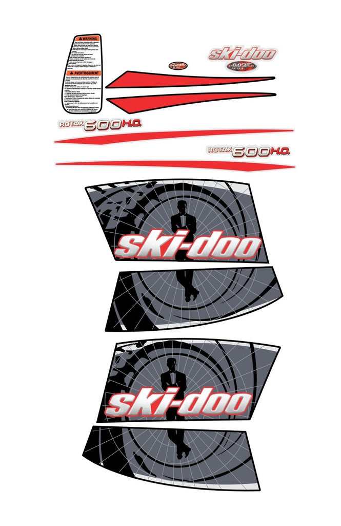 Custom Decal Ski-doo Team / Vinyl Sticker Decal for Car Custom Decal Ski-doo Team / Vinyl Sticker Decal for Car