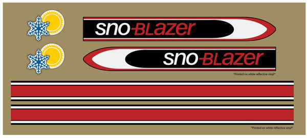 1972 Sno Blazer Fun Seasons Decals