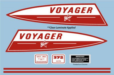 1969 Polaris Voyager Decal Set