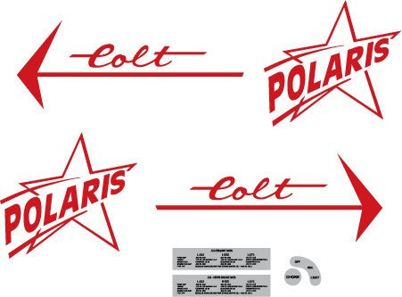 1966 Polaris Colt Decal Set