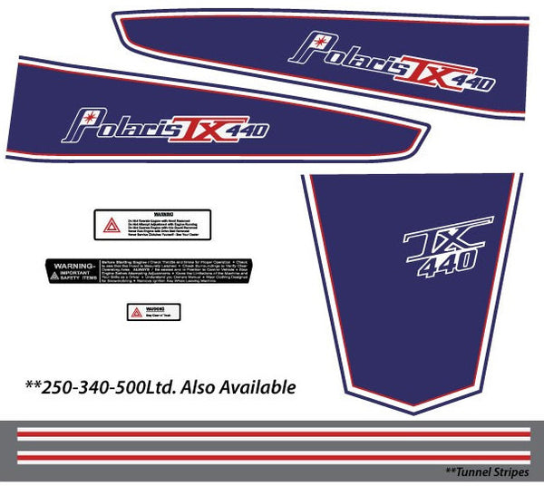 1975 Polaris TX Decal Set