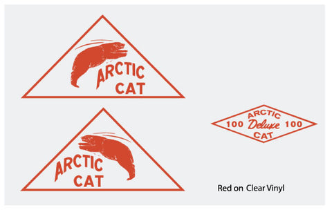 1965 Arctic Cat Hood Decals