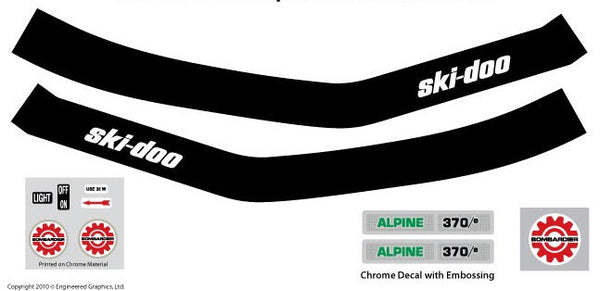 1969 Ski-Doo Super Alpine Decal Set