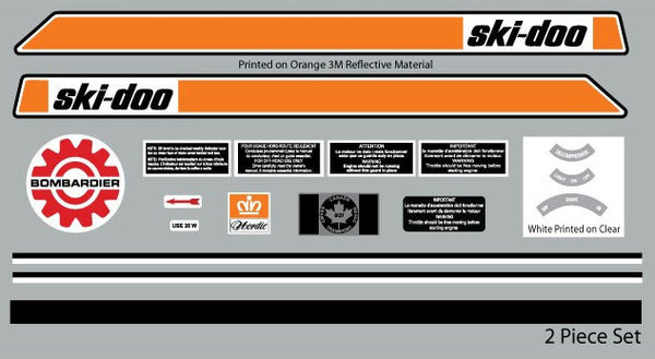 1972 Ski-Doo Nordic Decal Set