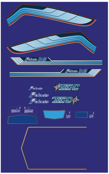 Polaris 1980 340 TX-C Decal Kit