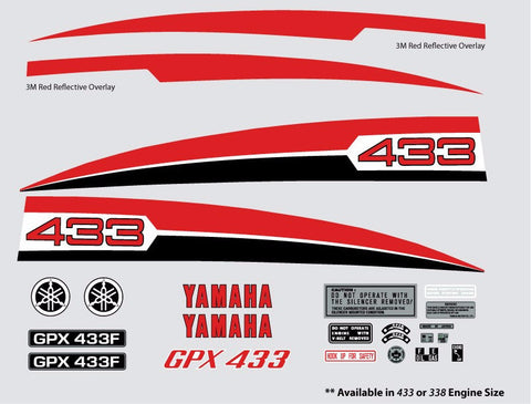 1974 Yamaha GPX Decal Set